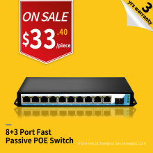 IP camera 8 POE port 3 uplink port passive POE 24V output injector Switch price